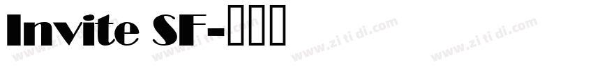 Invite SF字体转换